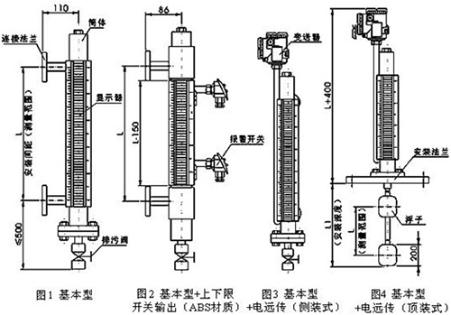 凝結(jié)水液位計結(jié)構(gòu)特點圖